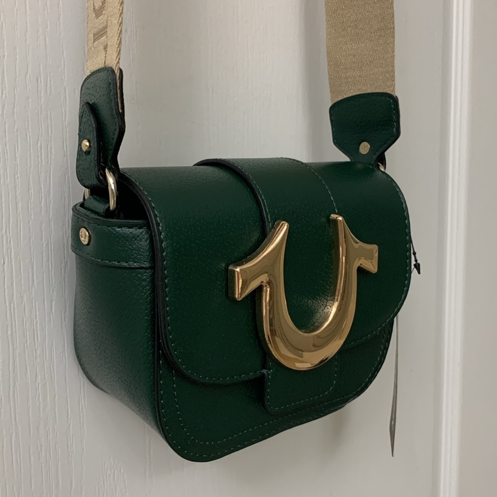 Deep Green True Religion Mini Crossbody Bag - Picture 5 of 17